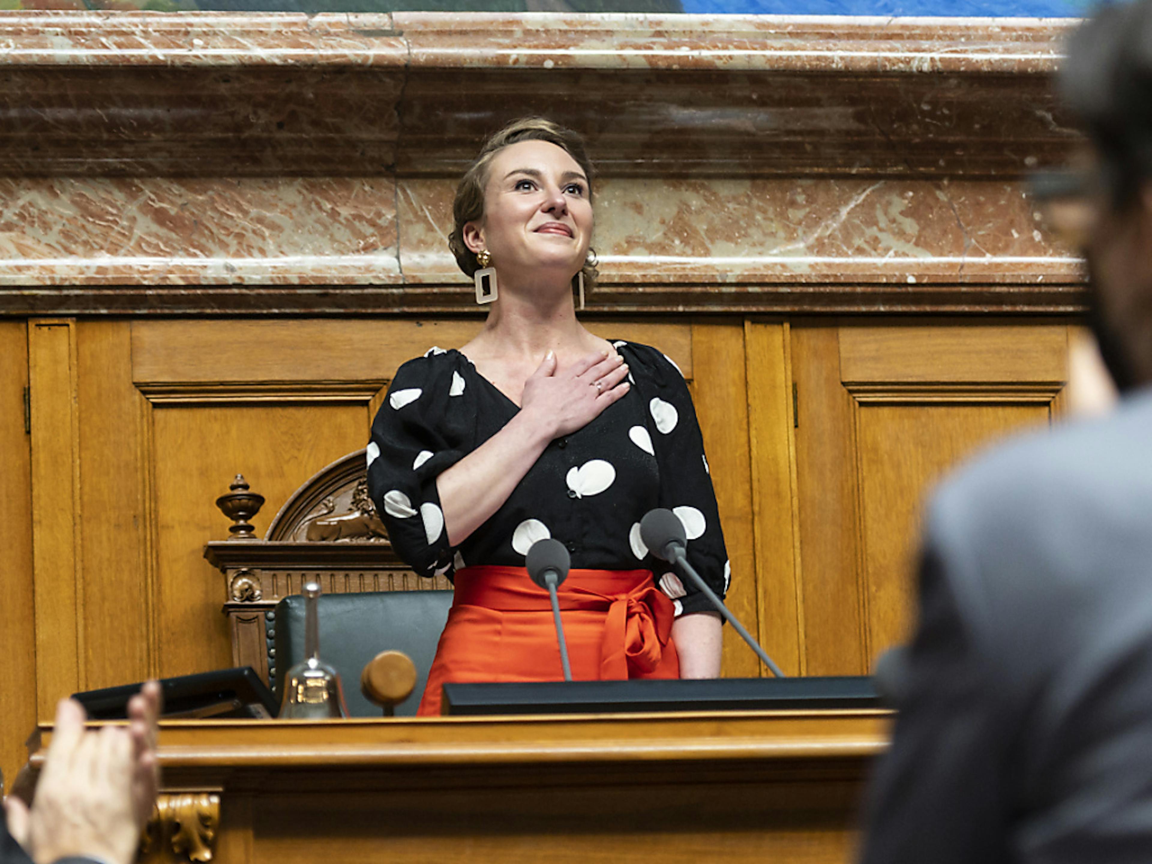 Irène Kälin est la nouvelle présidente du Conseil national.