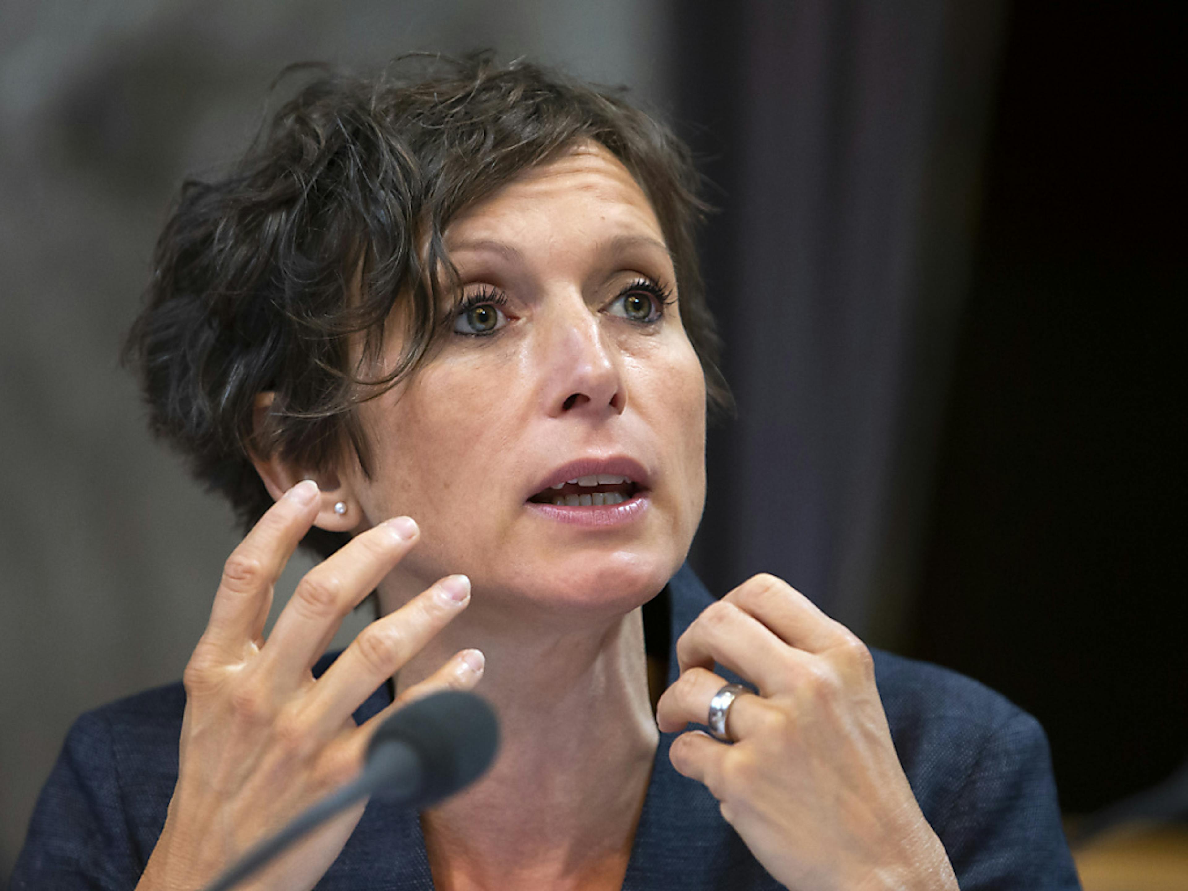 Pascale Bruderer ne veut pas se porter candidate à la succession de Simonetta Sommaruga (archives).