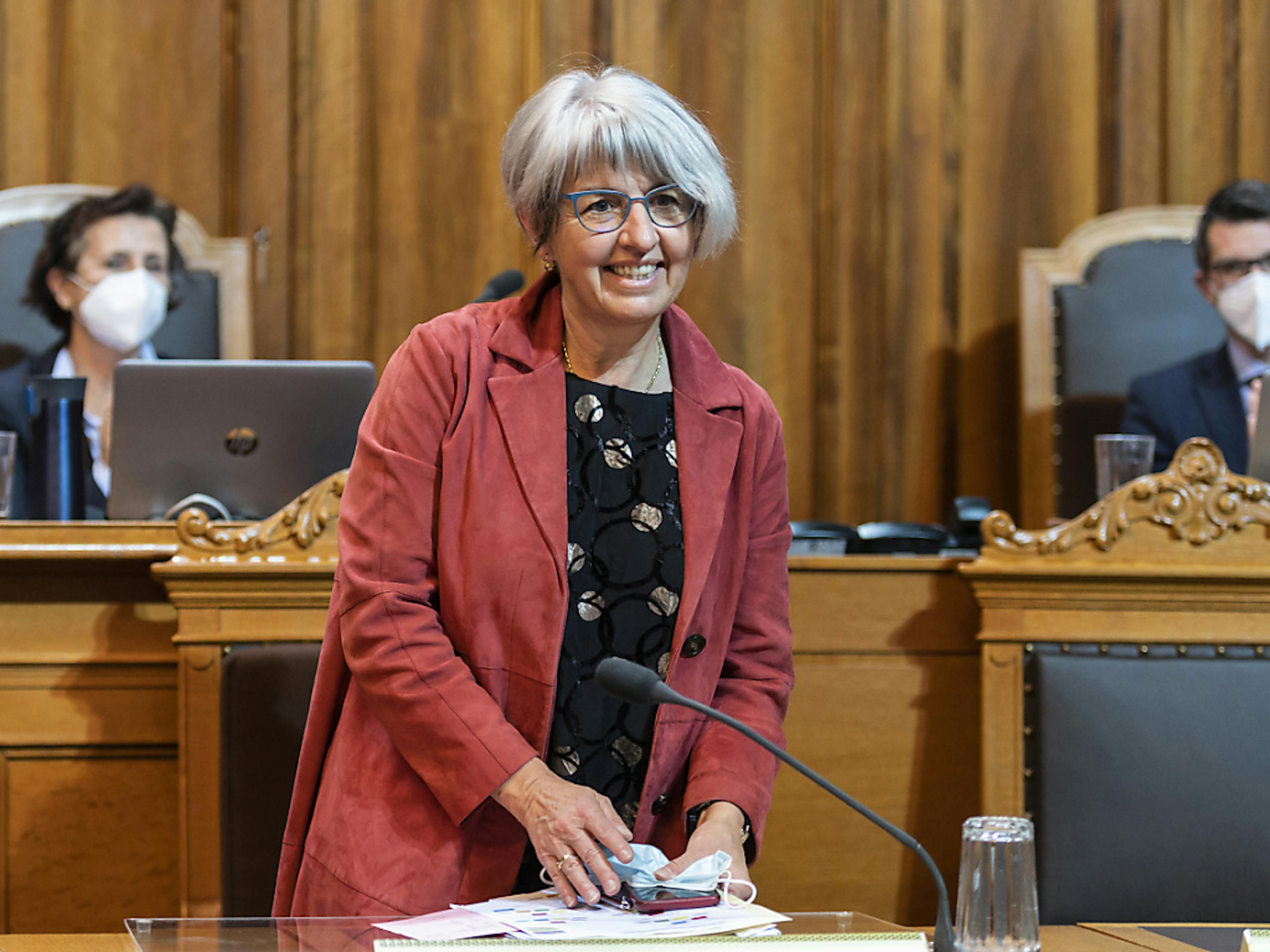 Elisabeth Baume-Schneider (PS/JU) est candidate à la succession de Simonetta Sommaruga (archives).