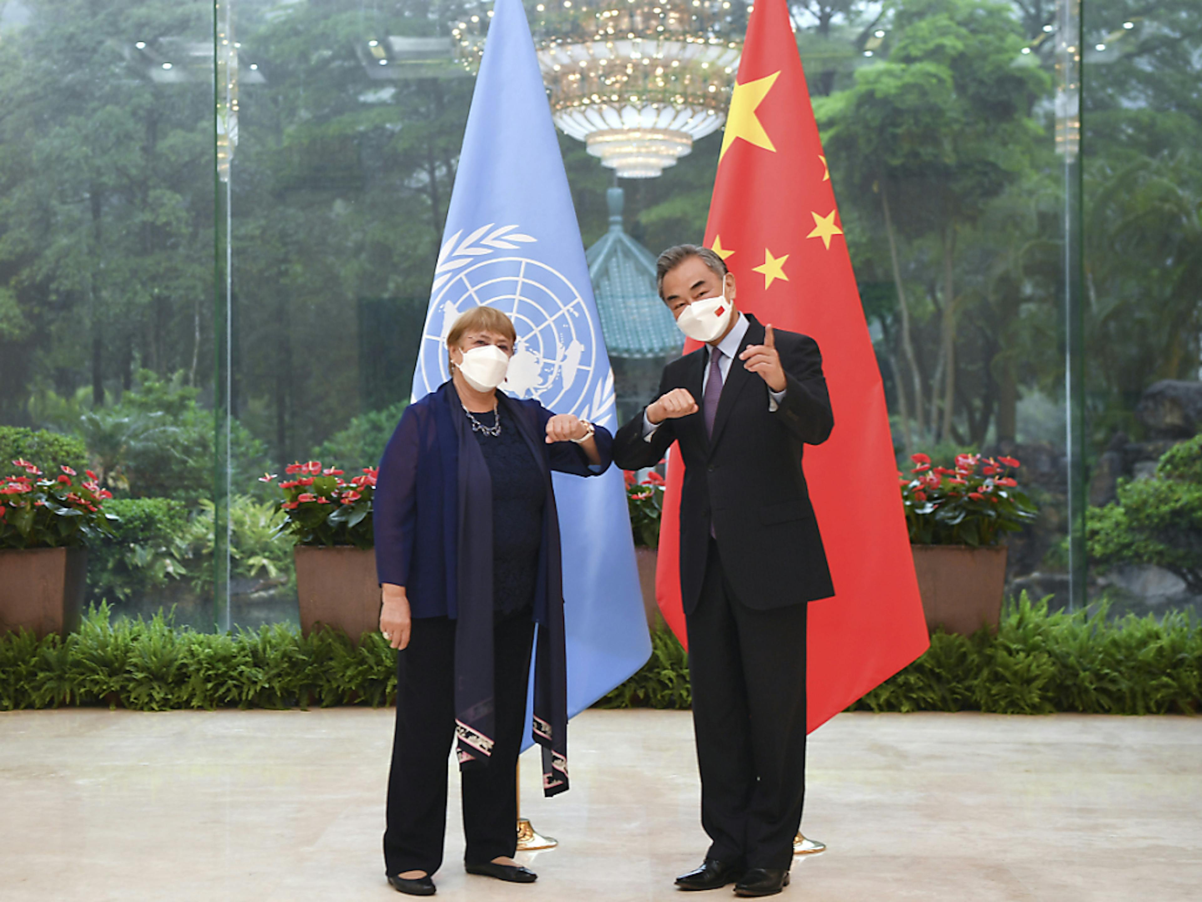 Michelle Bachelet a assuré avoir parlé avec "franchise" aux dirigeants communistes chinois lors de sa visite.