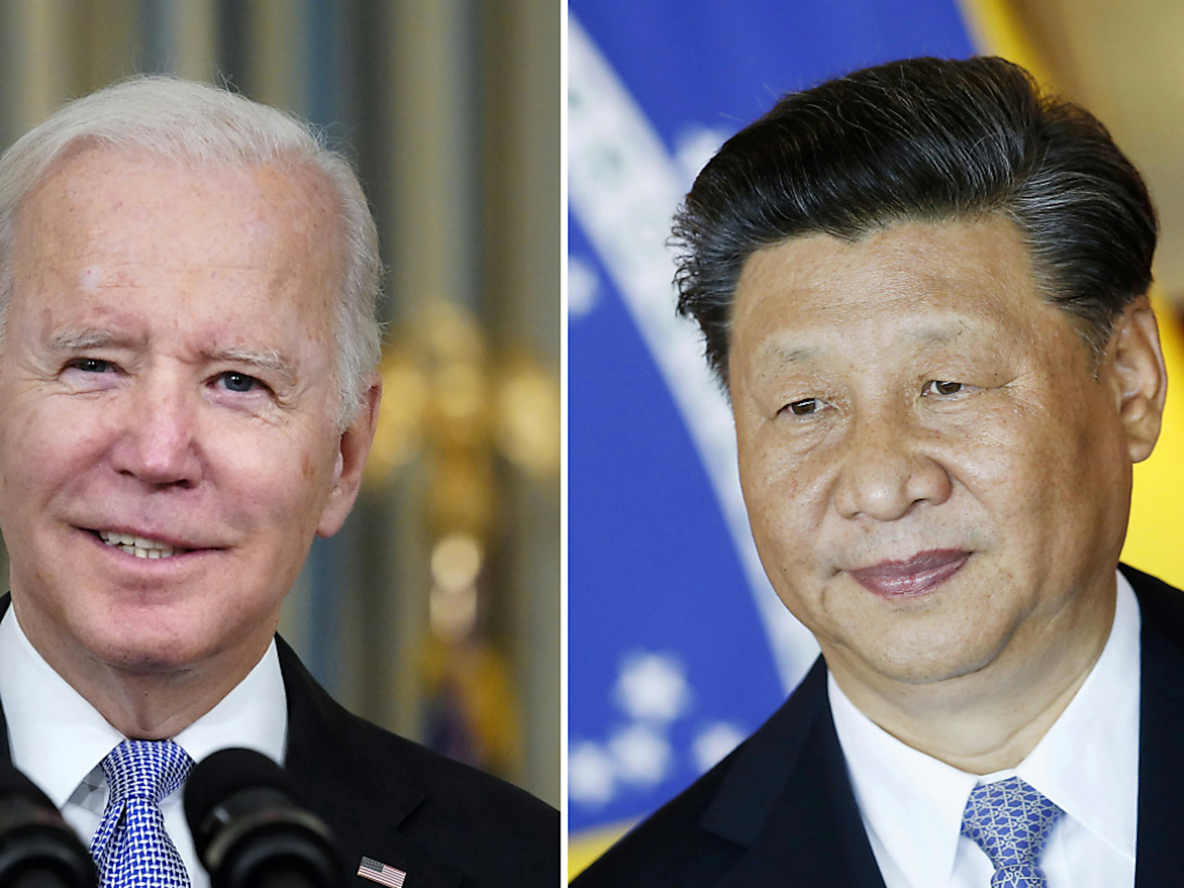 Le président américain Joe Biden et son homologue chinois Xi Jinping s'entretiennent jeudi par téléphone.