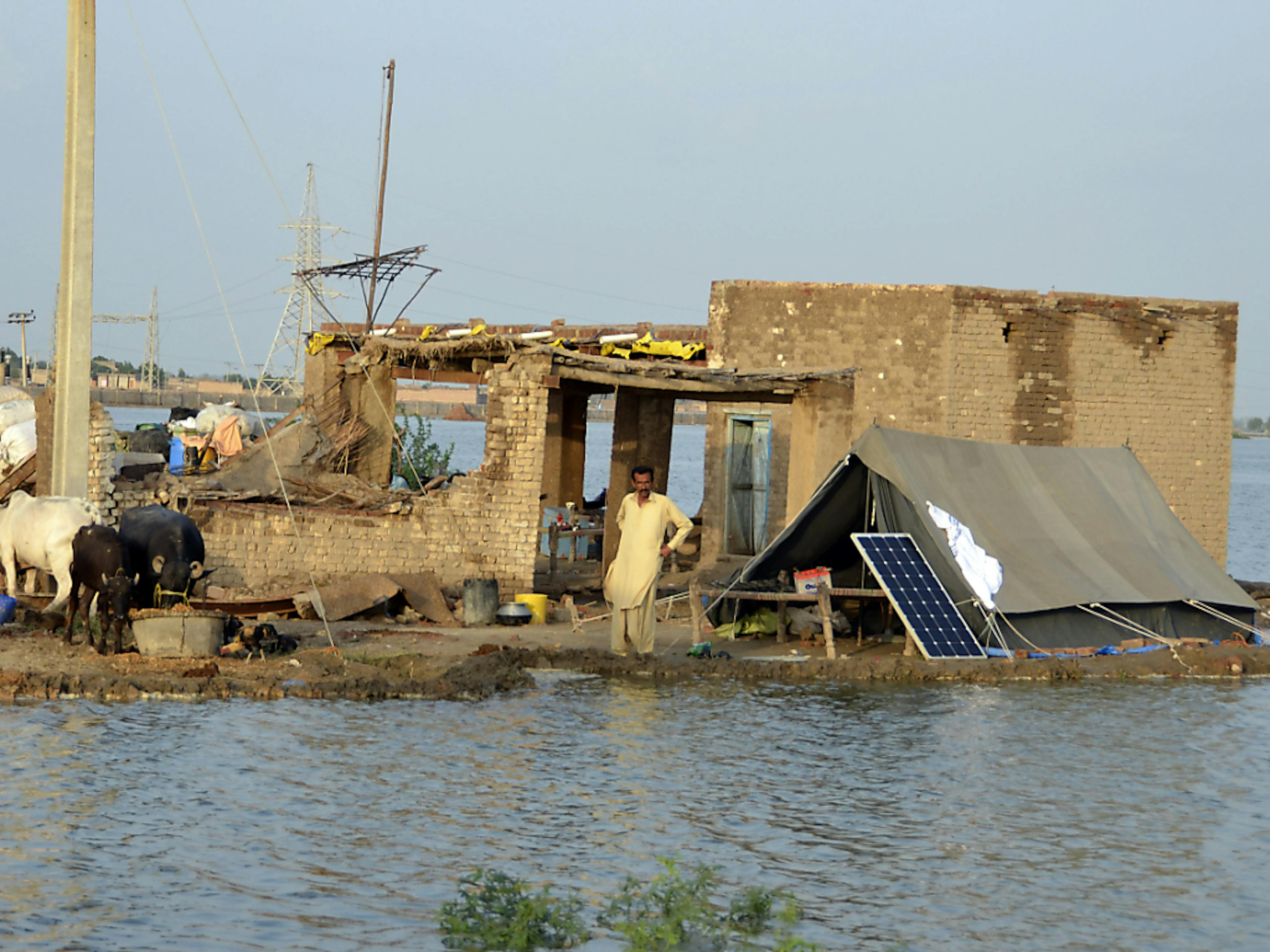 Plus de 33 millions d'habitants, soit un Pakistanais sur sept, ont été affectés par les inondations.