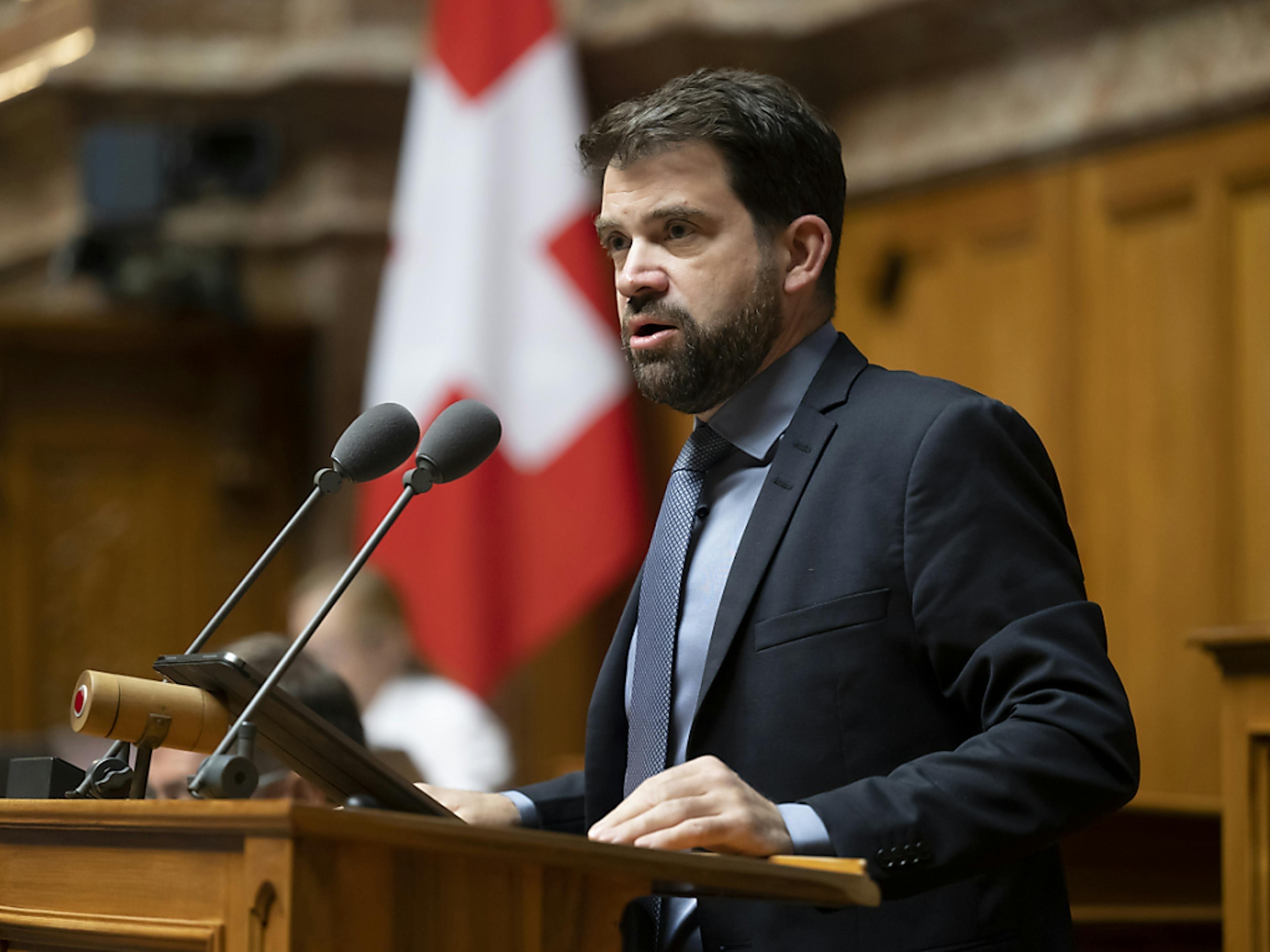 Damien Cottier est le président du groupe parlementaire PLR aux Chambres fédérales (archives).