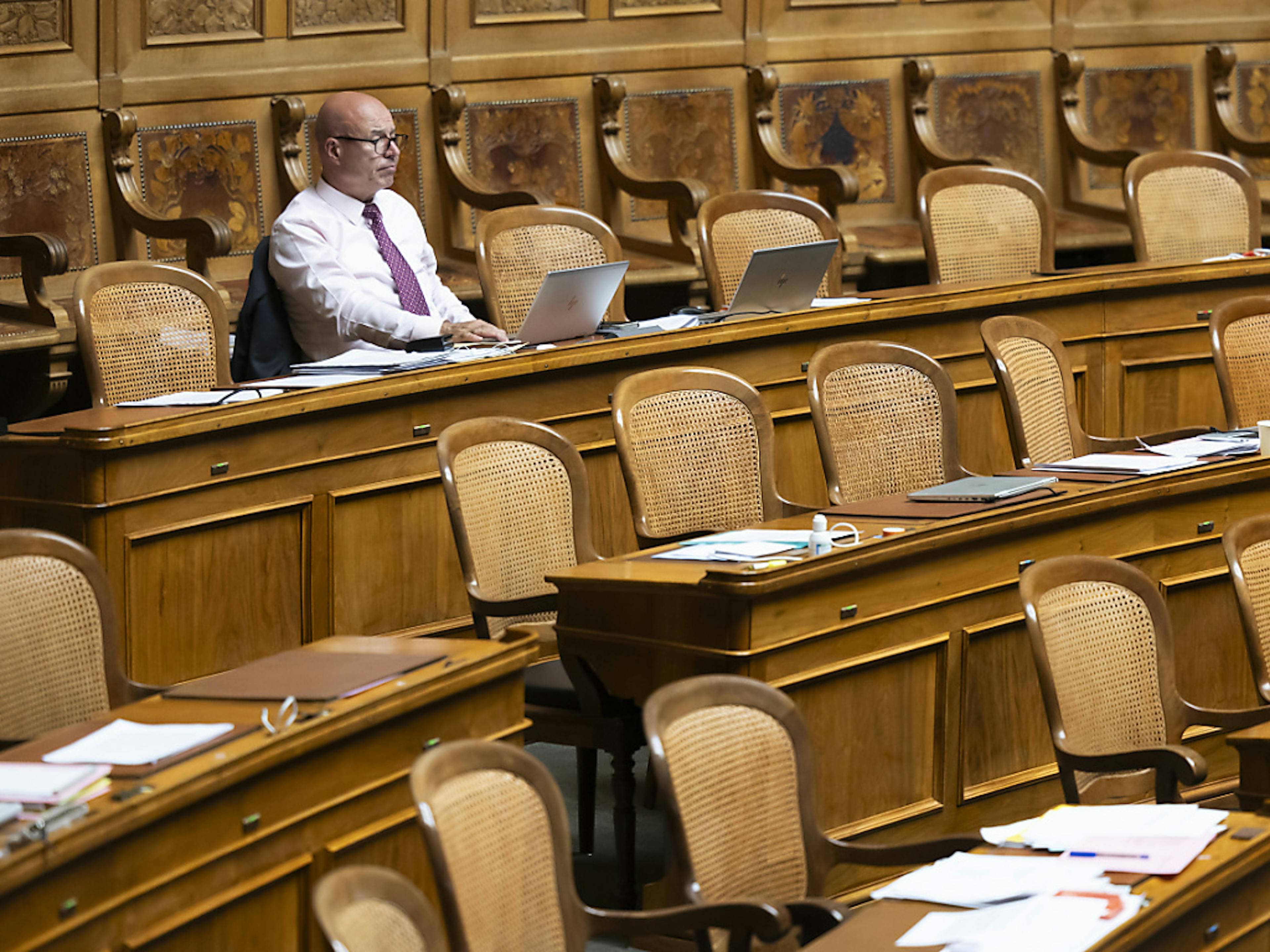 Le centriste Fabio Regazzi (archives) accompagnera le président de l'UDC Suisse Marco Chiesa au Conseil des Etats pour le canton du Tessin.