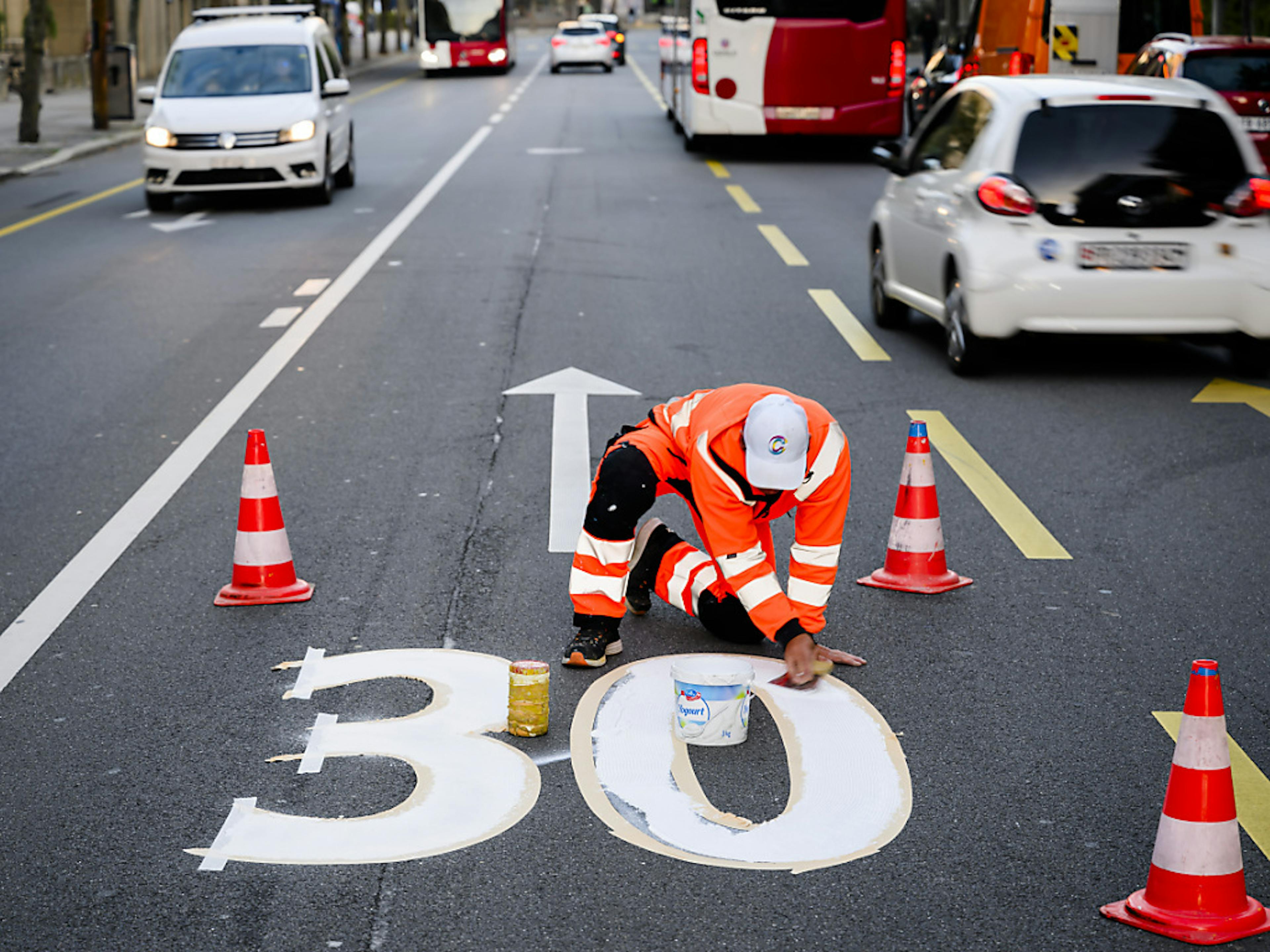 Le 30 km/h sera moins facile à introduire dans les villes (archives).